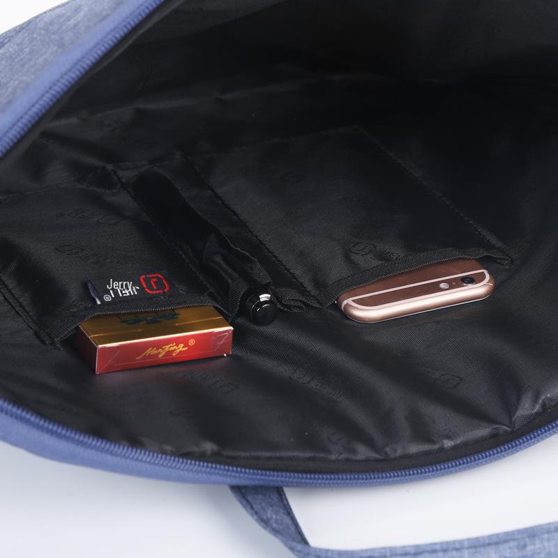 Jerry 5590 A4 Business Document Bag - Unisex Office Briefcase with Customizable Logo