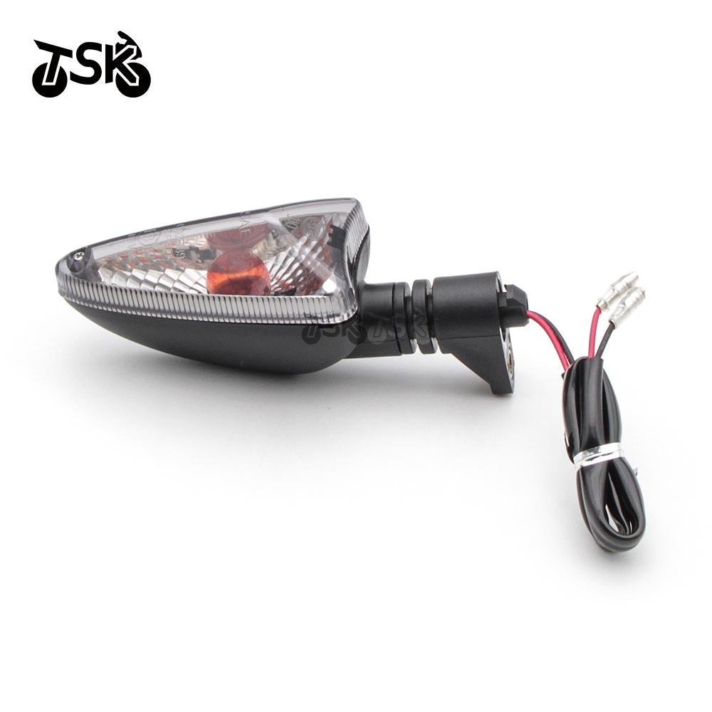 1 Pair Smoke or Clear Motorcycle Turn Signal Light Lamp Indicator For Triumph Daytona 675R 2011-2015 Tiger 800XC 2011-2015