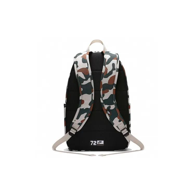 Nike Polyester Backpack Regular Unisex Camouflage (Unisex) Backpacks BA6021 008