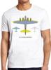 B-17 Flying Fortress Bomber Plane War The Queen Of Skies Gift Tee T Shirt 2715
