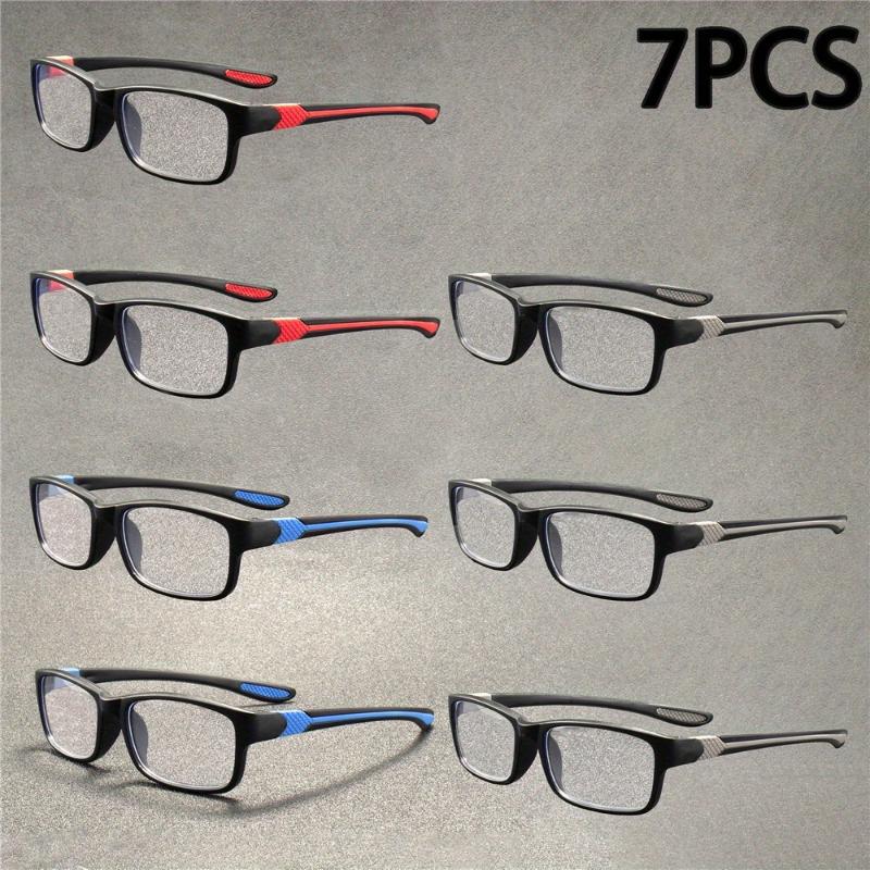 

Набор из 7 пар очков для чтения по рецепту, подходящих для работы за компьютером, вождения и повседневного использования. Идеальный выбор для пожилых людей и профессионалов. 4.0