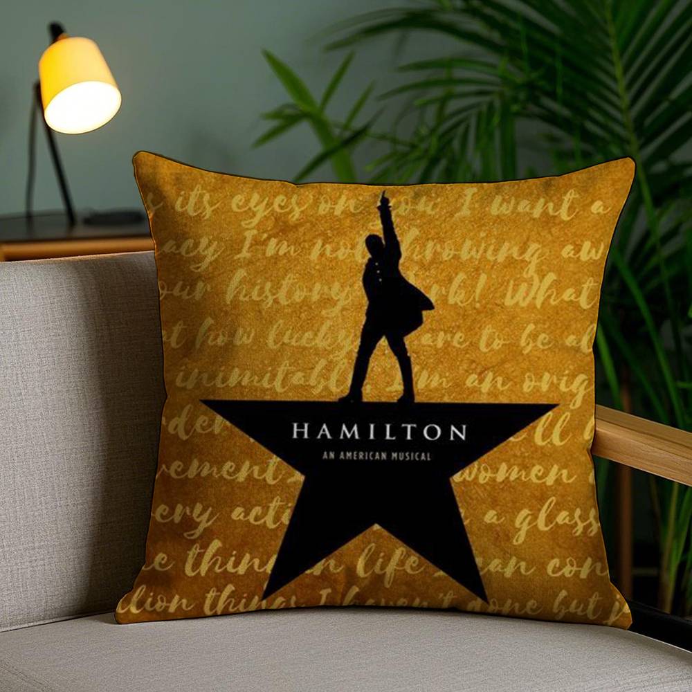 

Hamilton-ES Музыкальная игровая наволочка для подушки Офисный диван Кровать в общежитии Спинка стула Короткий плюш Двусторонняя печать Домашняя наволочка для подушки 30cmx30cm