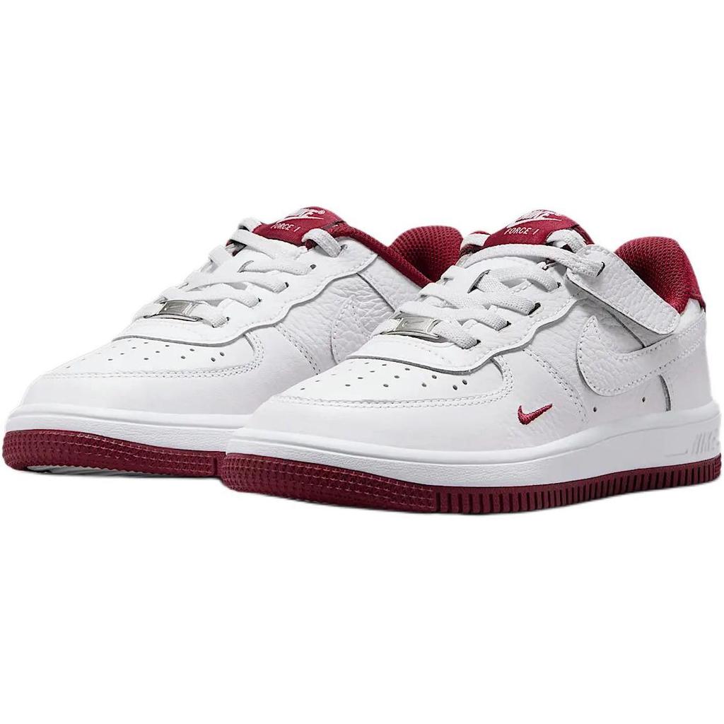 Nike Force 1 Low LV8 EasyOn PS White Team Red Kids Sneakers HF5510-100