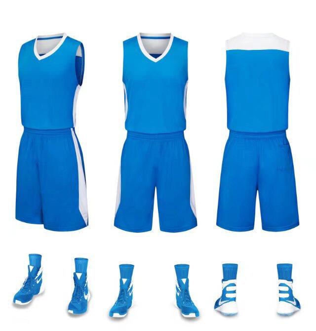 Wholesale basketball jersey set Customized children's jersey Training vest Student basketball sports game jersey Breathable