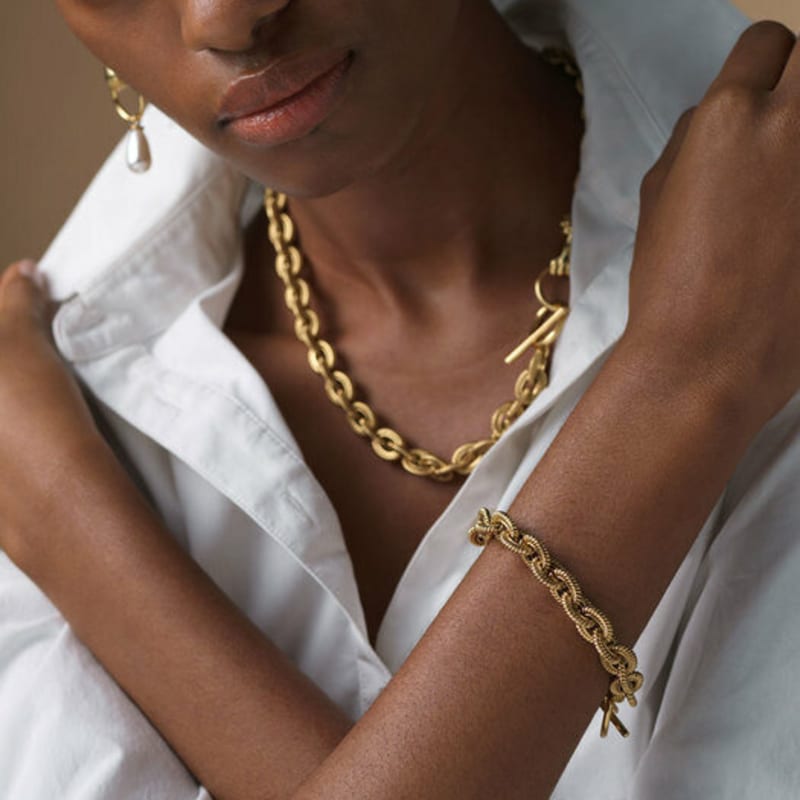 PANACHE CHASUNYOUNG Grab Your Eye Hand Clasp Bracelet