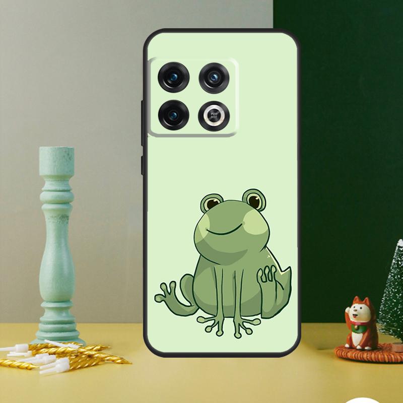 Cartoon Frog Case For OnePlus Nord CE 4 2 3 Lite N20 N30 9 10 Pro 8T 9RT 10T 10R 12R 13R 11 12 13 Cover