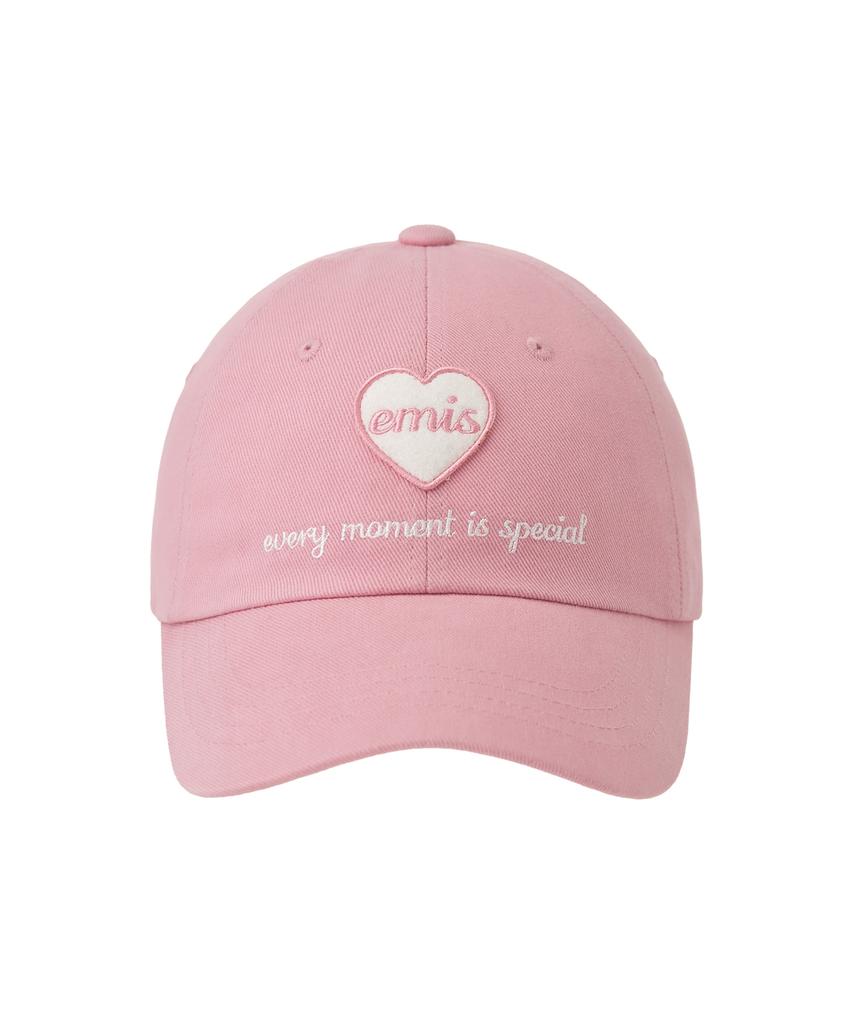 Imiseu Heart Wappen Ball Cap-Pink