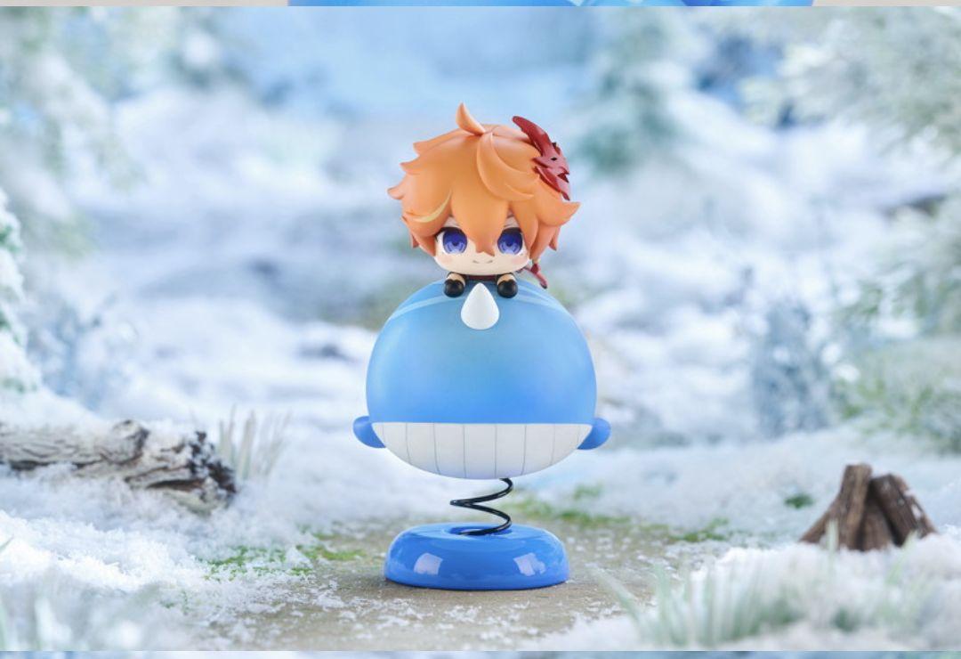 

[USED] Tartaglia Chibi Character Swinging Stand Official Authentic Product