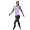 LAGCEN UV Protection Rash Guard Set Women Long Sleeve Top Pants Quick-Dry Nylon Surfing Diving Swimming Cycling Outdoor