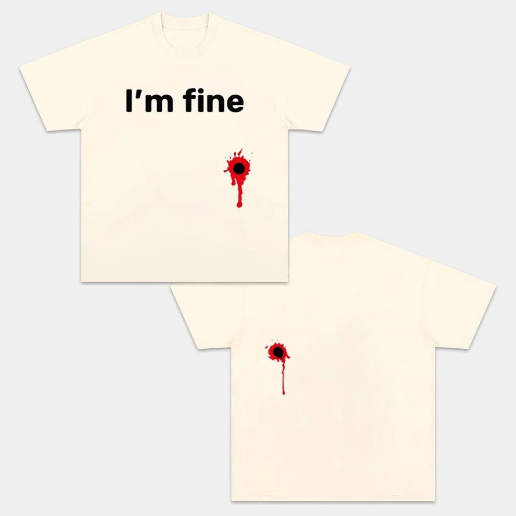 Funny Hip Hop Fashion Pop Print Short Sleeve High Street Round Neck T-shirt Casual Sports Street Wear High Quality Top Unisex