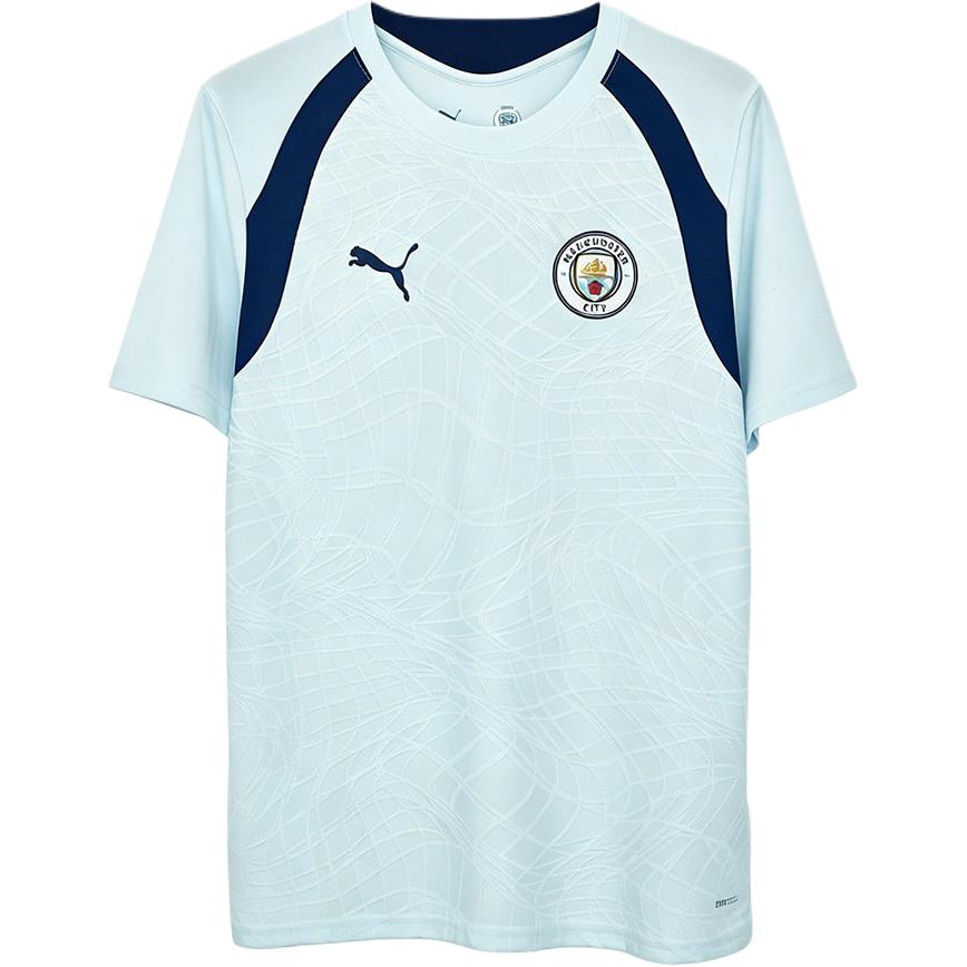 Puma Manchester City Training Short Sleeve Football Jersey Player Edition Unisex tops 786214-20