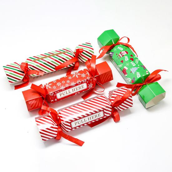 4 Pcs Candy Christmas Money Pull Pouch Surprise Pull Out Money Gift Holders for Cash DIY Christmas Party Money Box for Kids Adults