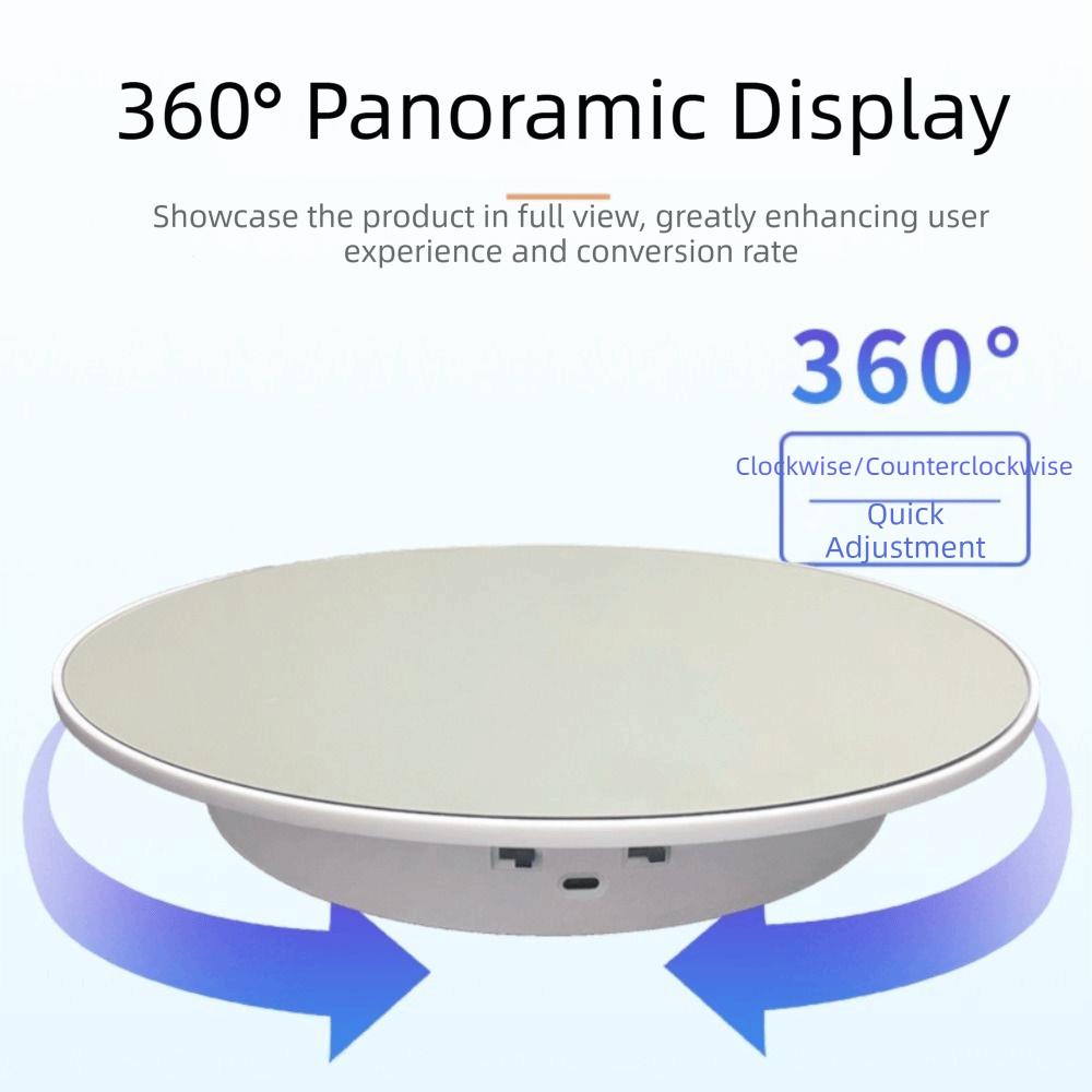 360-Degree Rotation Electric Display Cabinet Photography Display Turntable  Short Video Shooting