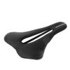 Bike Saddle Shock Absorbing Comfort PU Microfiber Leather Mountain Bike Seat for Road Bike Riding