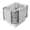 50Pcs Disposable Tin Box Easy Cleaning Paper Liner One-Time Useful Steaming Basket Kitchen Tool BBQ Drip Pan Tray