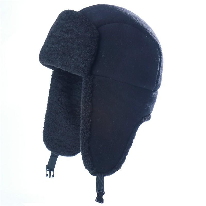 Kulak Korumalı Rüzgar Geçirmez Sıcak Unisex Polar Kış Şapkası Kayak Yürüyüş Dış Mekan Soğuk Hava