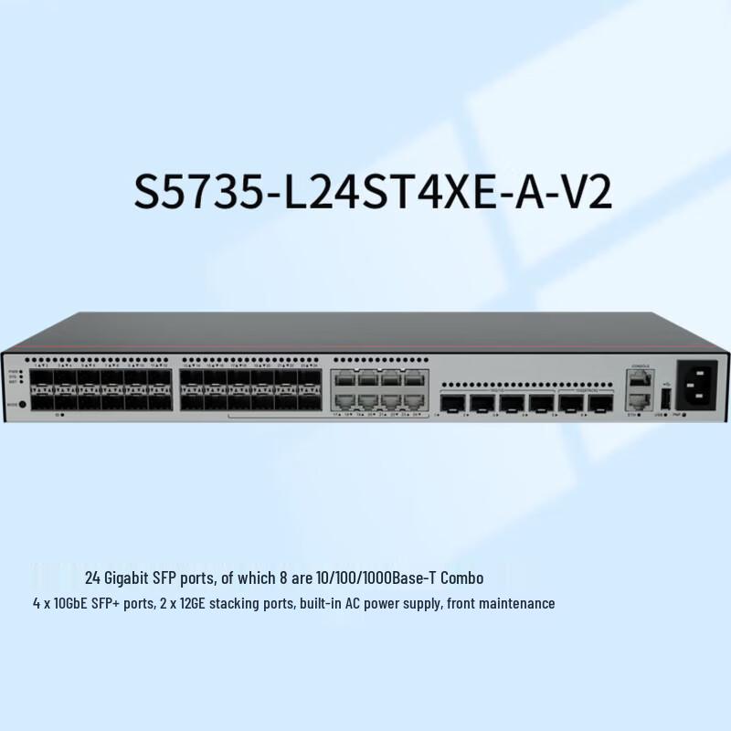 

Huawei S5735-S24ST4XE-V2 Enterprise Managed Layer 3 Switch
