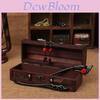 Wooden Hairpin Storage Box With Illustration Design For Home Office Decor And Gift