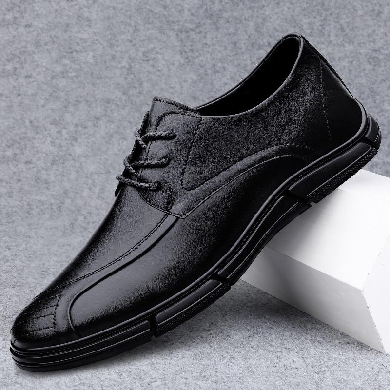 

Men s Handmade Dress Shoes Men Business Casual Shoes Genuine Leather Male Oxford Shoes 2025 New Male Comfortable Flats 45 чёрный