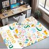 Custom Name Dinosaur Printed Carpet,Rug for Office Chair Living Room Bedroom Kitchen Room Decor Gifts.