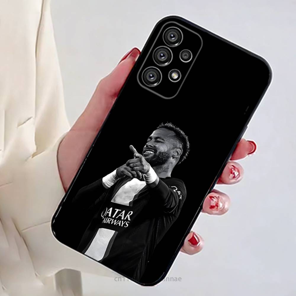 Etui Na Telefon Piłka Nożna N-Neymar 10 Dla Samsung Galaxy A13,21s,22,31,32,52,53,71,80,A91 Miękka Czarna Obudowa