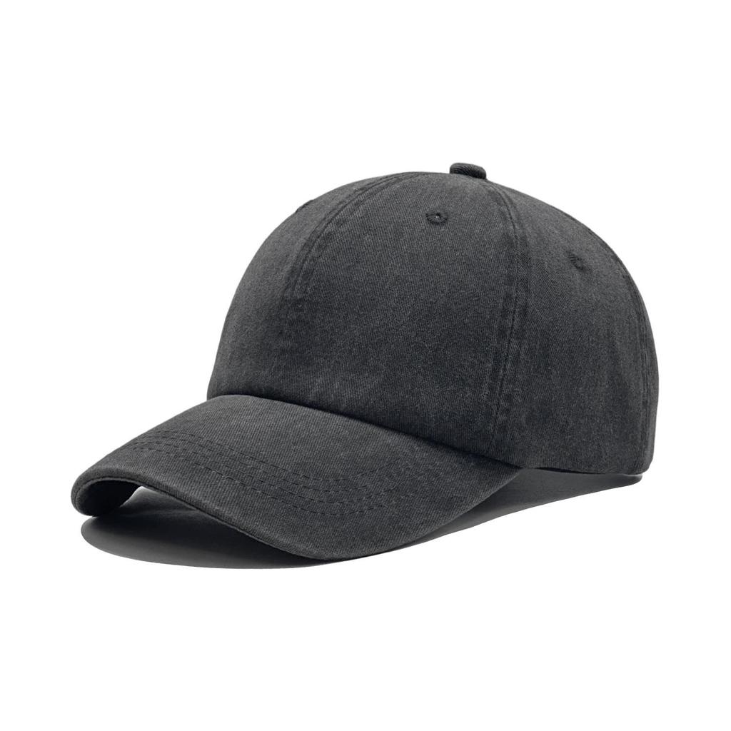 Pure Cotton Washed Baseball Cap: Breathable, Soft, UV Protection, Duckbill Design, Quality Assured Embroidery.