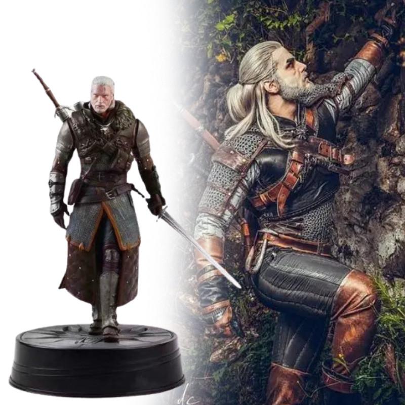 3 Wild Hunt Geralt Action Figure Model Toy Plastic Decoration Doll