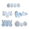 Easter Rabbit Lollipops Candy Mold DIY Cake Pastry Decor Baking Tool Chocolate Dessert Silicone Molds Non-stick