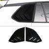 Rear Side Vent Window Scoop Louver Trim Cover Fit For Toyota Corolla Cross XG10 2021 - 2026  Auto Accessories