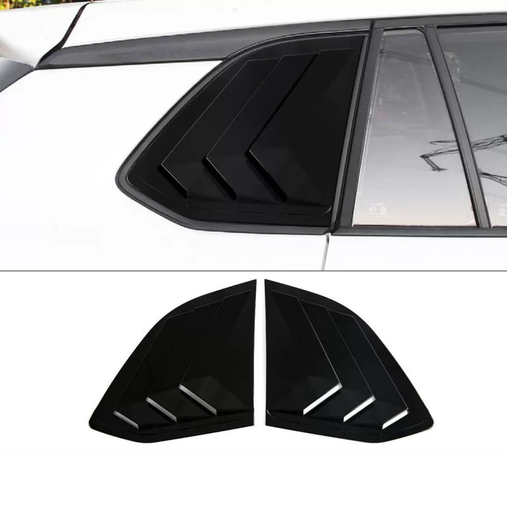 Rear Side Vent Window Scoop Louver Trim Cover Fit For Toyota Corolla Cross XG10 2021 - 2026 Auto Accessories
