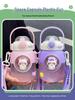 Large Capacity Cute Girl's Straw Cup - Children's Big Belly Water Bottle for School and Sports