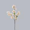 Elegant Artificial Peach Blossom Branch Real Touch Fake Flower Silk Cherry Blossom  Wedding Decor
