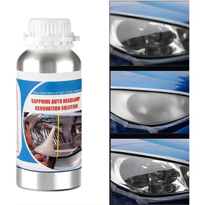Fluido per la riparazione dei fari dell'auto, confezione di ricarica in polimero per lucidatura dei fari dell'auto, 800 G