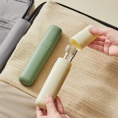 Toothbrush Travel Case Covered Toothbrush Toothpaste Holder Dustproof Toothpaste Storage Container