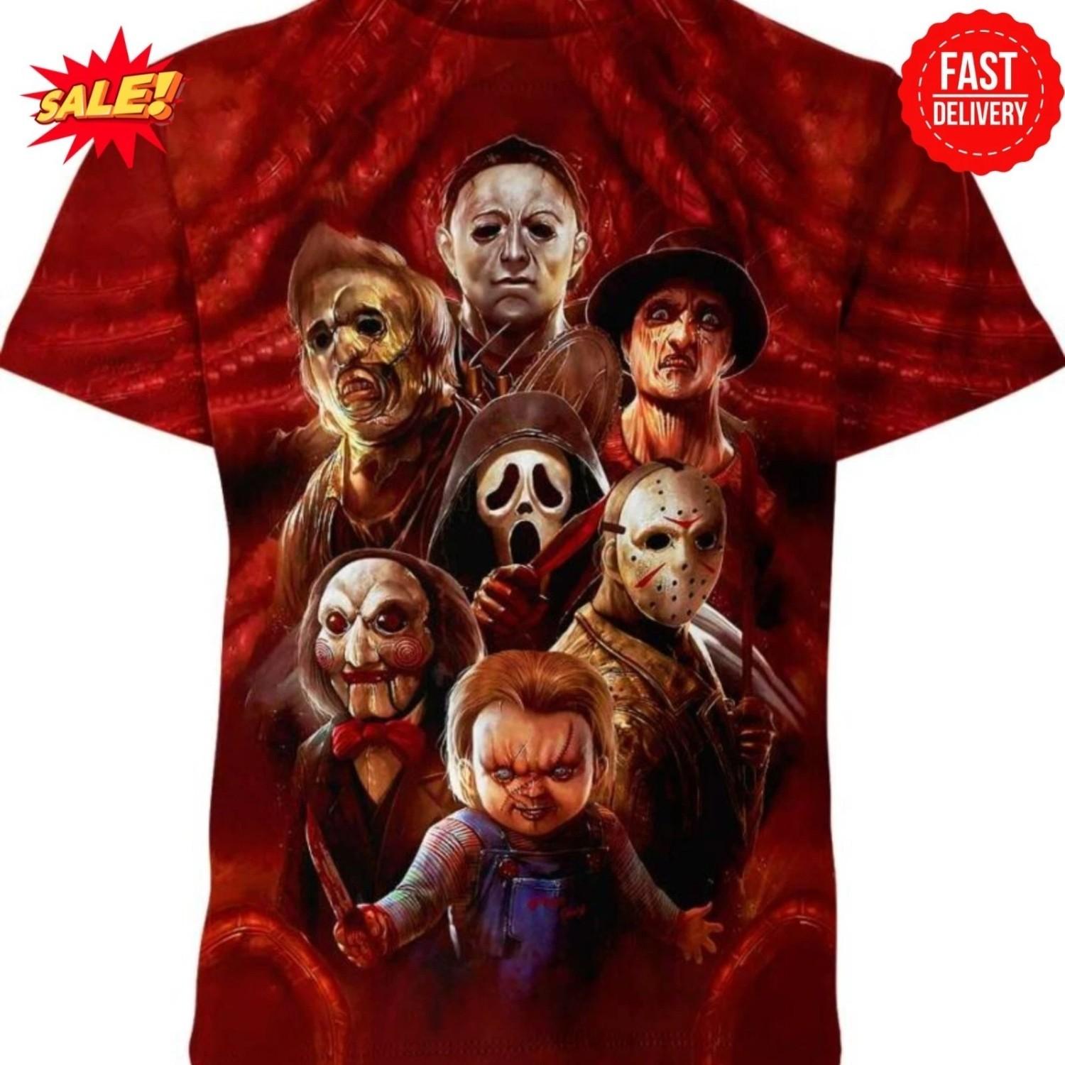 Halloween Horror 3D Shirt 2026 S