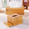 Bamboo Facial Tissue Box Holder/Cover for Kleenex Wooden Tissue Paper Boxes Holder Dispenser (Rectangular)