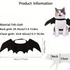 Pet Bat Wings Adjustable Costume, Soft Polyester Material, Cute Cosplay Outfit for Cats Small Dogs Halloween Party