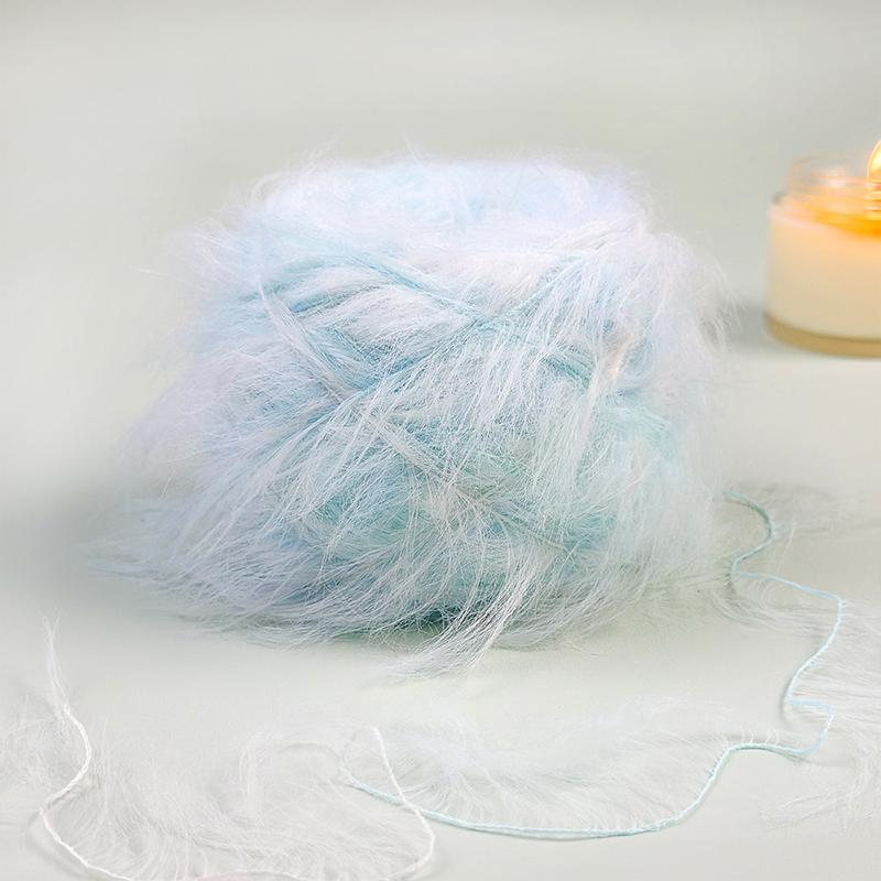 1PC Plush Knitting Thread Hand Knitting Soft Comfortable Hand Knitting Crochet Faux Fur Eco-Friendly 50G