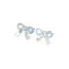 Niche Design Star Bow Earrings: Elegant & Trendy Studs for Women 2025.