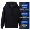 Men's Fleece Sweater Crew Neck Autumn and Winter Fleece Thickened Korean Version Large Size Solid Color Simple Inner Bottoming Shirt Top