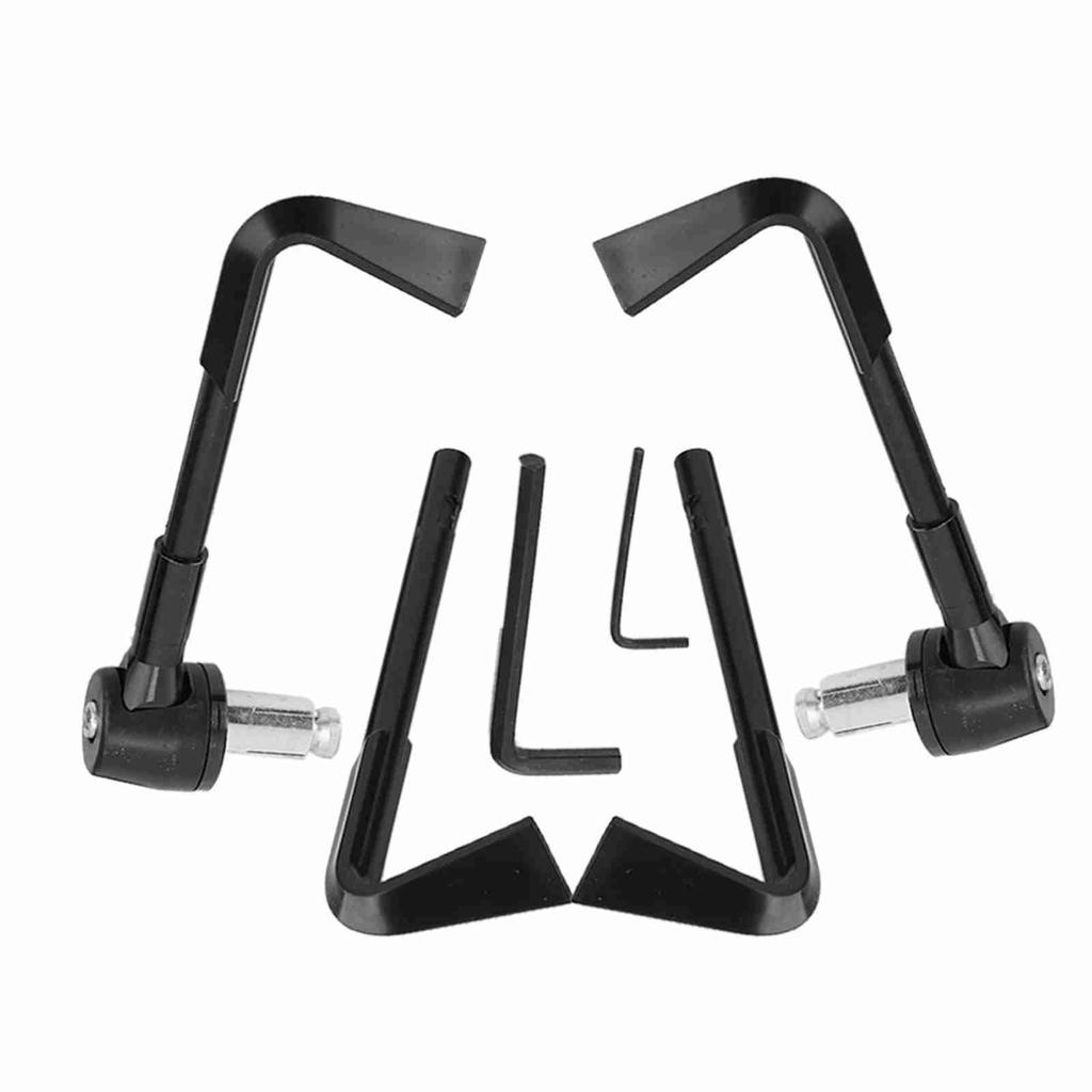 CNC Motorbike Handgrip Guard Brake Levers Protect Guard Motorcycle Protector Handlebar(Black)