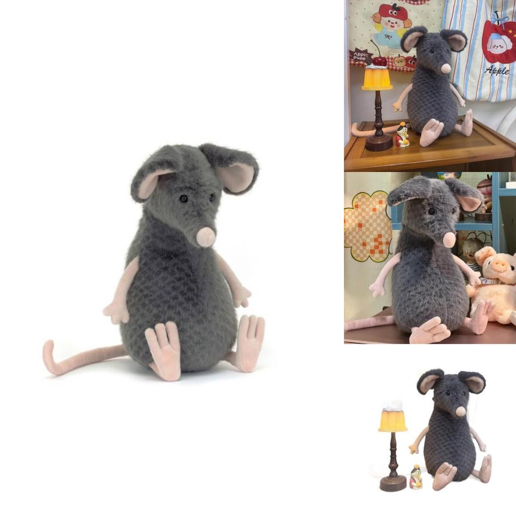 Jellycat Laclan Sad Rat Plush Toy Gift For Teens And Adults