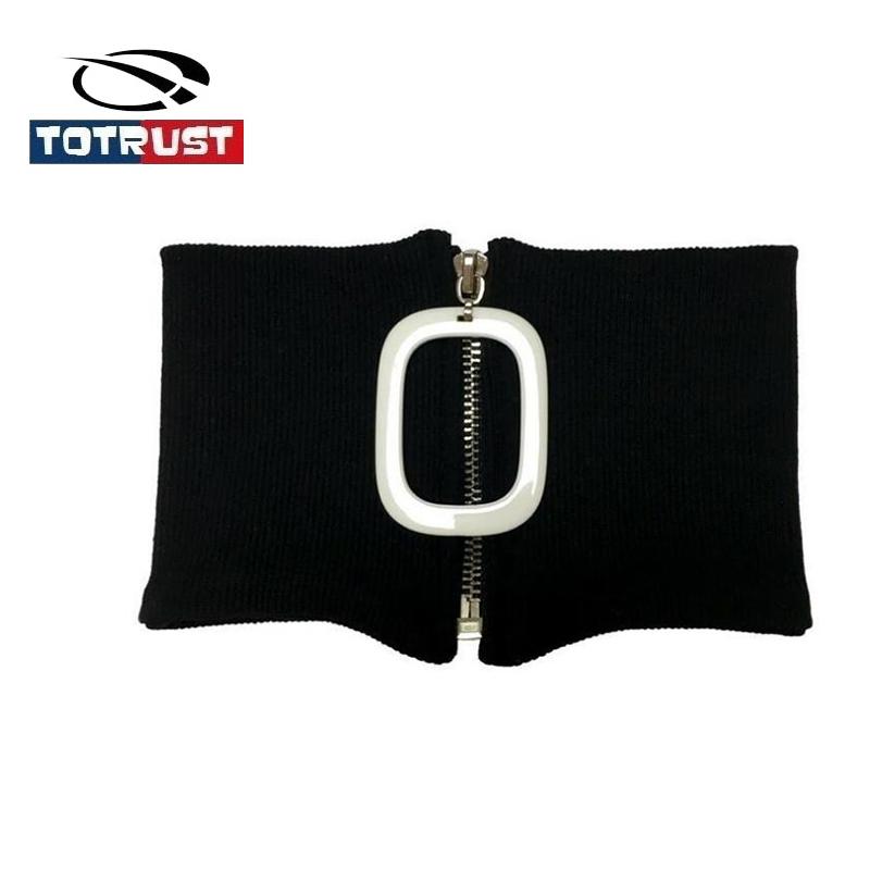 Removable Collars For Women  Vintage Zipper Fake Collar Women Detachable Collars Stand Women Shirt False Collars Nep Kraagie