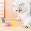 Cat Spring Toy Plastic Reusable Interactive Cat Toys To Kill Time and Keep Fit