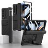 Suitable for Samsung Zfold4 Mobile Phone Case Armor Magnetic Suction Hinge Folding Shaft Bracket Gear Adjustment Zfold4 Mobile Phone Case