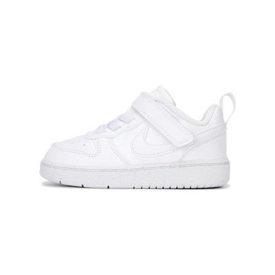Buty dla maluchów Court Borough Anti Kick Niskie Białe Niemowlęce i Małe Dzieci DV5458-106