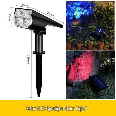 Lishi Outdoor 2-LED Colorful Ground Spike Tree Lights