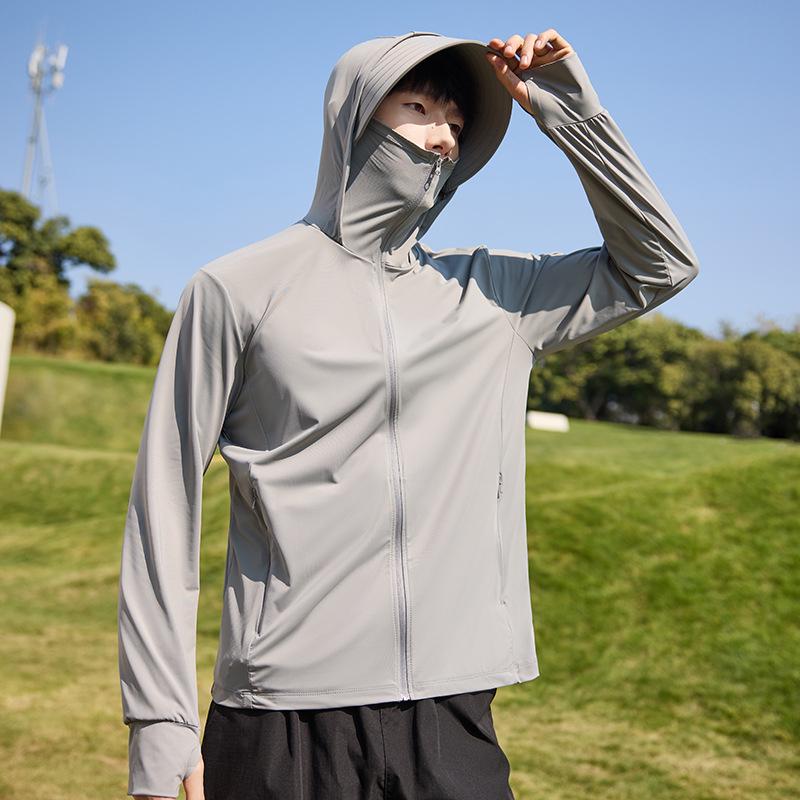 UPF50+ Ice Silk Sun Jacket: Lightweight, Breathable, UV Protection for Men & Women