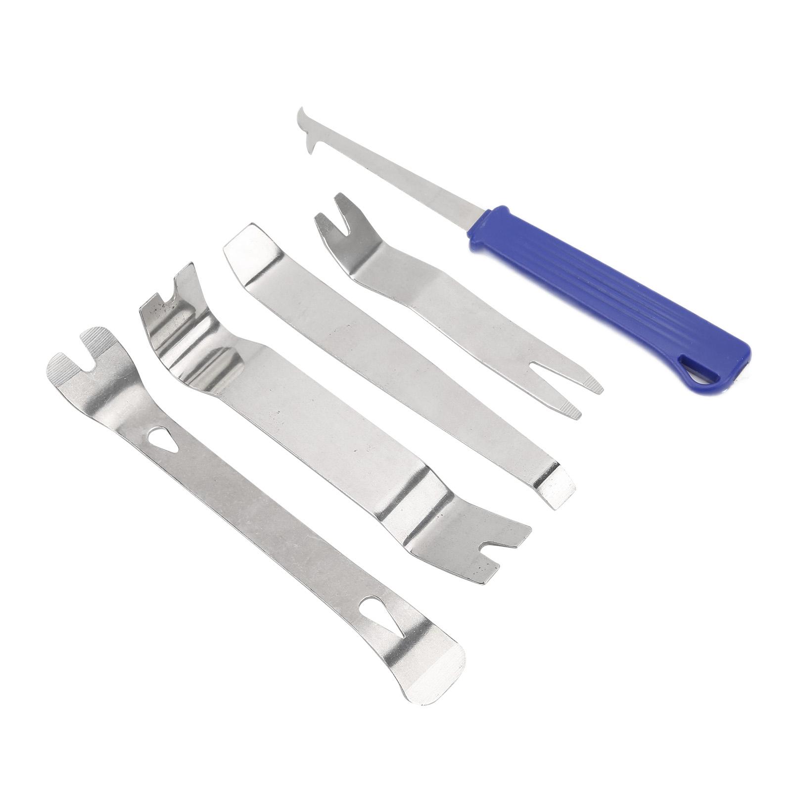 

5pcs set Audio Remover Set Disassembly Tool Pry Bar for Car Trims Radio Door Dashboard Panel