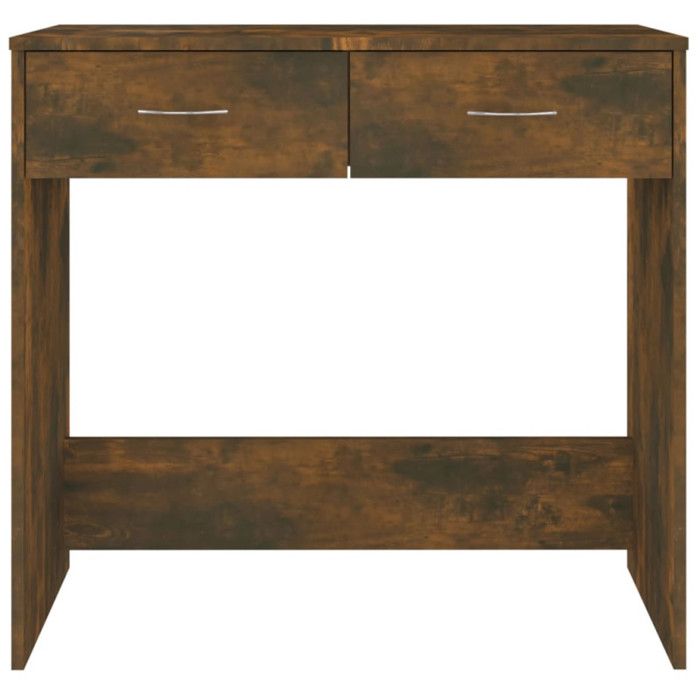VidaXL Bureau Chêne fumé 80x40x75 cm Bois d'ingénierie 815474